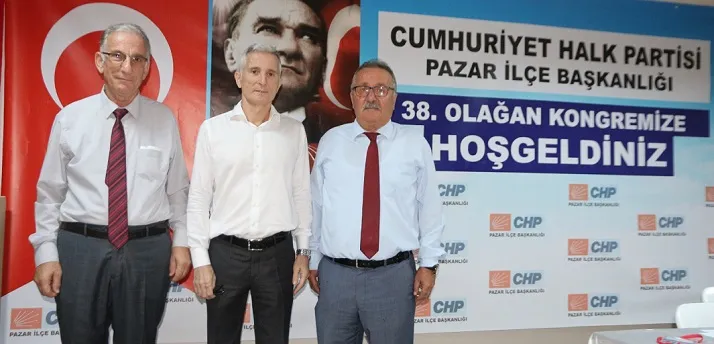 Pazar CHP’ de Yeni Başkan Ömer Hocaoğlu