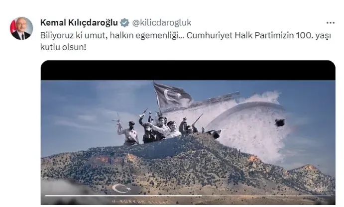 Kemal Kılıçdaroğlu’nun paylaştığı videoda tepki çeken fotoğraf