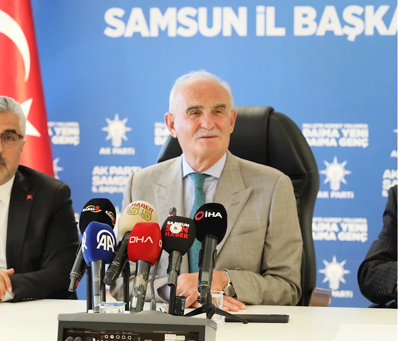AK Parti Yerel Yönetimler Başkanı Yusuf Ziya Yılmaz, Samsun