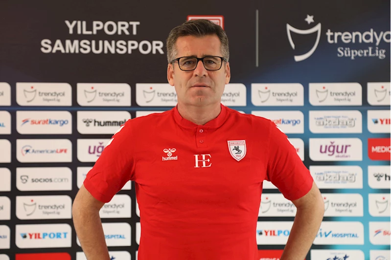 Samsunspor Teknik Direktörü Eroğlu: 