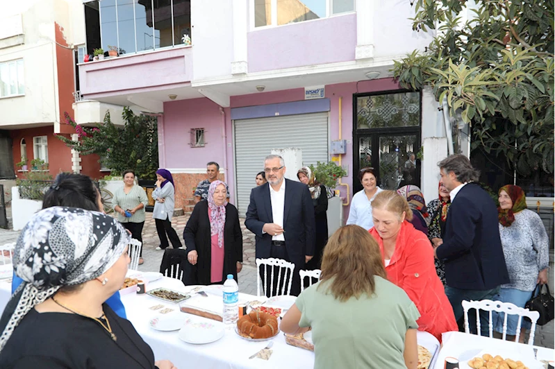 Bafra Belediye Başkanı Kılıç, vatandaşlarla bir araya geldi