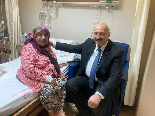 Başkan Çebi Hasta Ziyaretlerini Sürdürüyor
