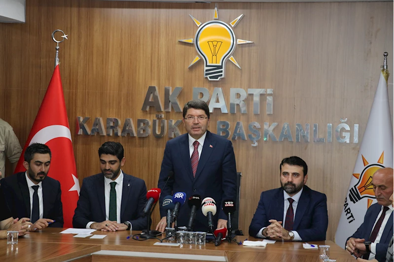 Adalet Bakanı Tunç, AK Parti Karabük İl Başkanlığında konuştu: