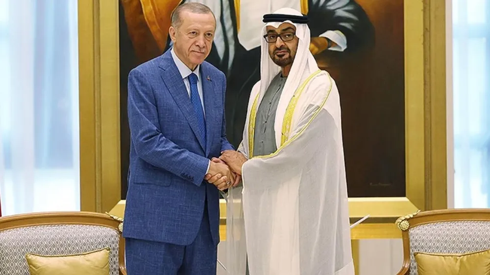 Erdoğan AE Devlet Başkanı El Nahyan ile görüştü