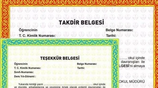 Karne notu hesaplama: Takdir ve teşekkür belgesi kaç puanla, nasıl alınır?