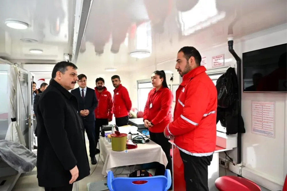 Erzurum Valisi Kan Bağışı Etkinliğine Katıldı