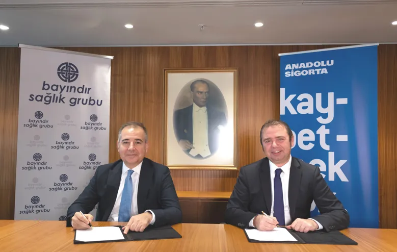 Anadolu Sigorta ile Bayındır Sağlık Grubu arasında işbirliği anlaşması imzalandı