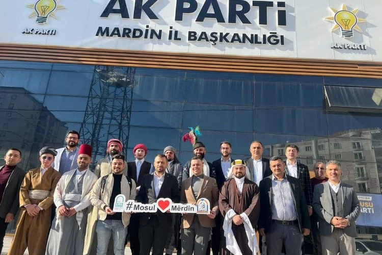 Musul Kültür Sanat Evi temsilcilerinden AK Parti ziyareti