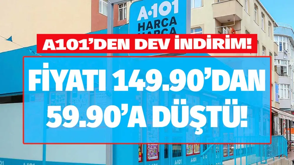 Yok böyle indirim iğne atsan yere düşmeyecek! A101