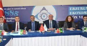 Erzurum Ticaret ve Sanayi Odası, paydaş kurumlarla sorunları ele aldı