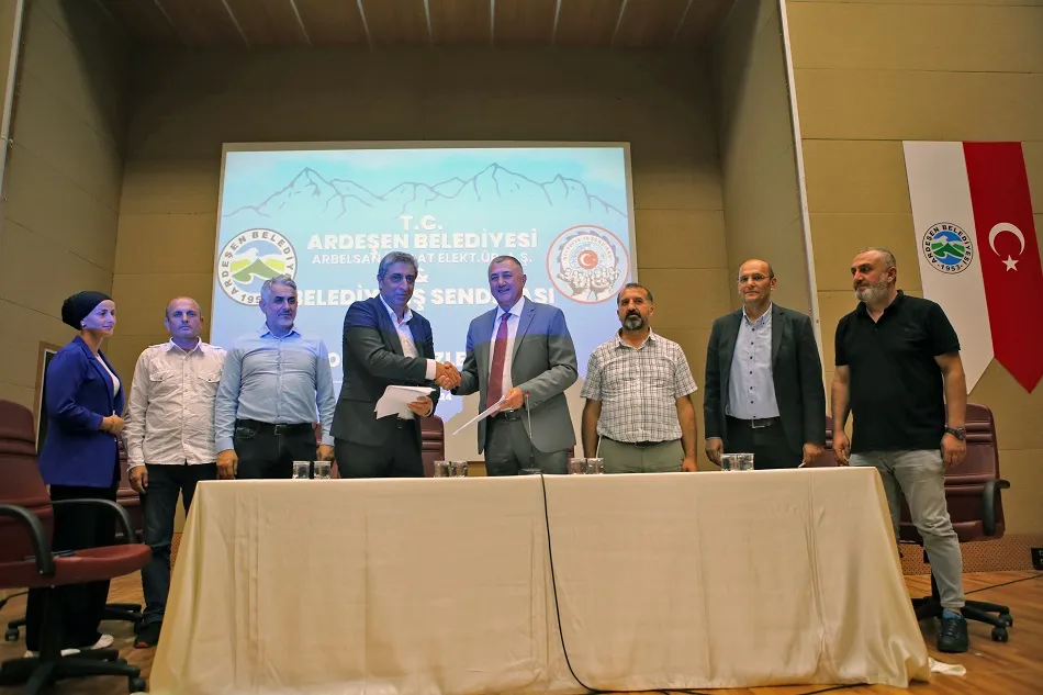 Ardeşen Belediyesi ile Belediye İş Sendikası Arasındaki Toplu İş Sözleşmesi Tamamlandı