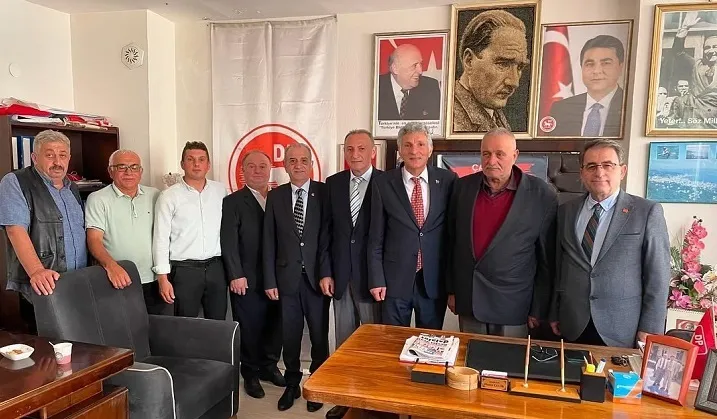 CHP Rize İl Başkanı Saltuk Deniz’den Demokrat Parti Rize İl Başkanlığına Ziyaret