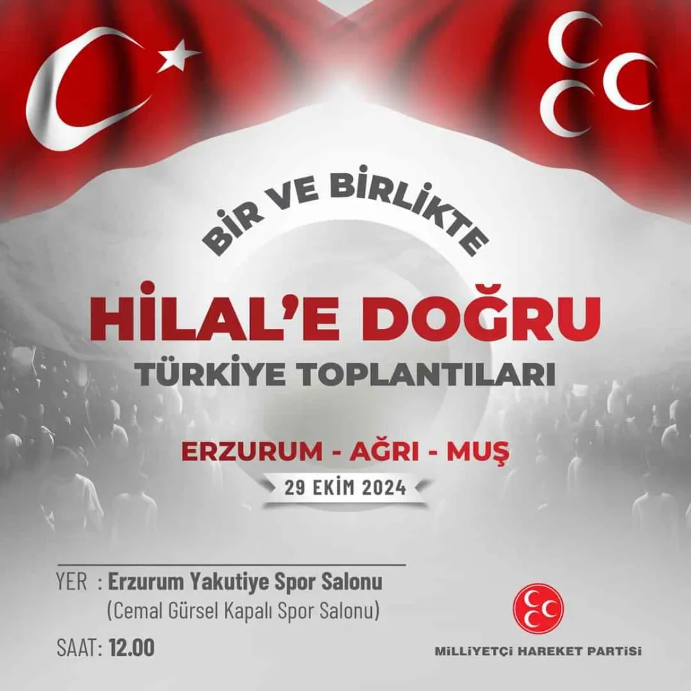 İspir’de “Bir ve Birlikte Hilale Doğru” Türkiye Toplantısı ve Yeni Hizmet Binası Açılışı