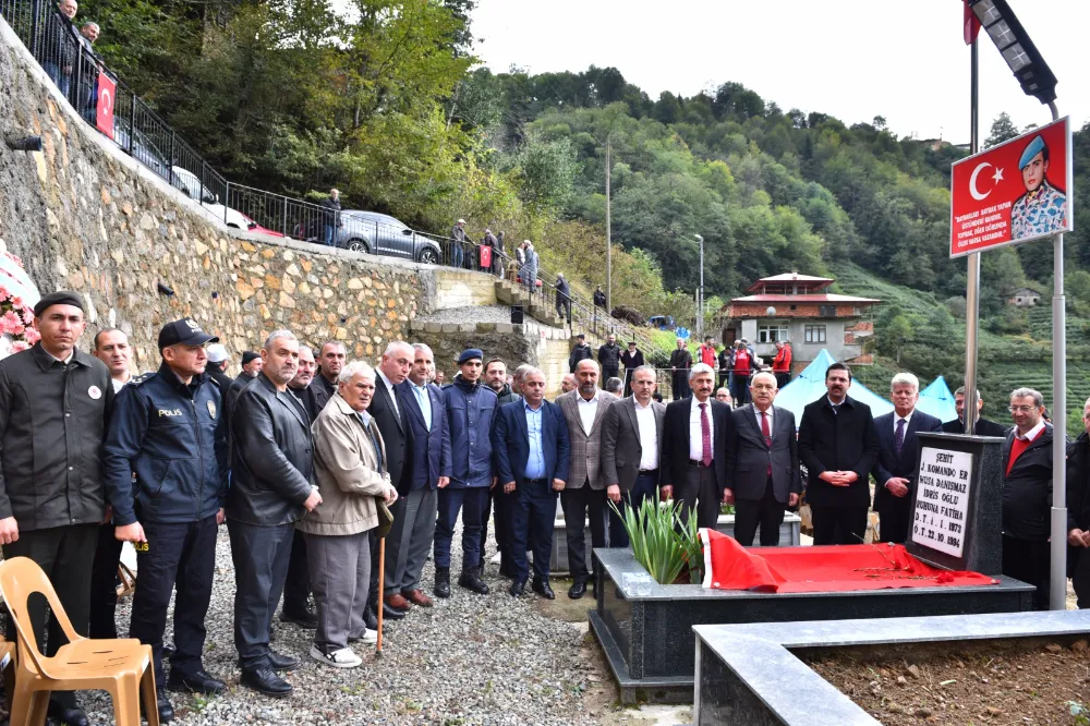 Trabzonlu Şehit Musa Danışmaz Kabri Başında Anıldı