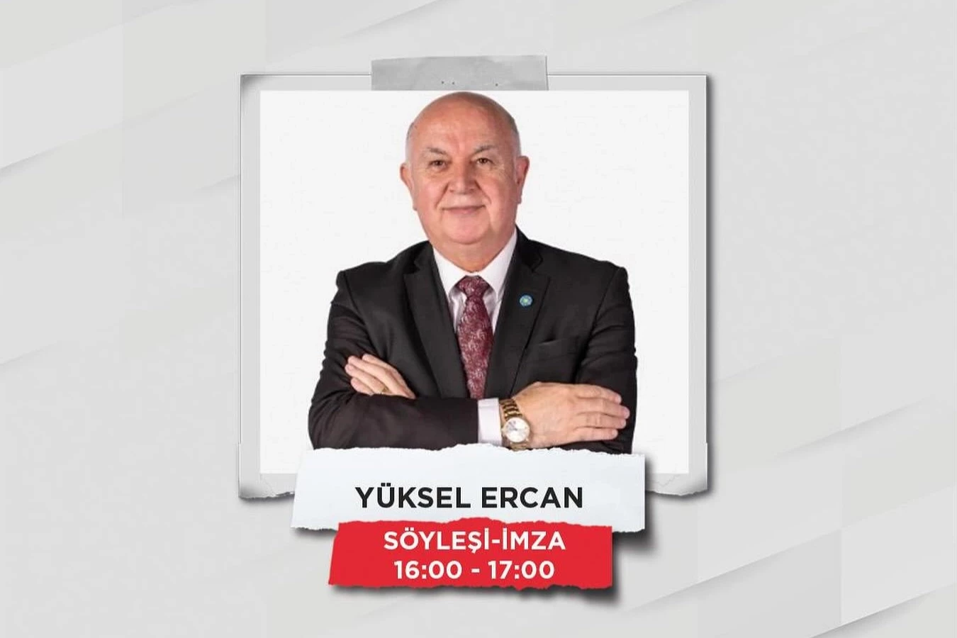 Gazeteci Yazar Yüksel Ercan, Niğde Kitap Fuarı