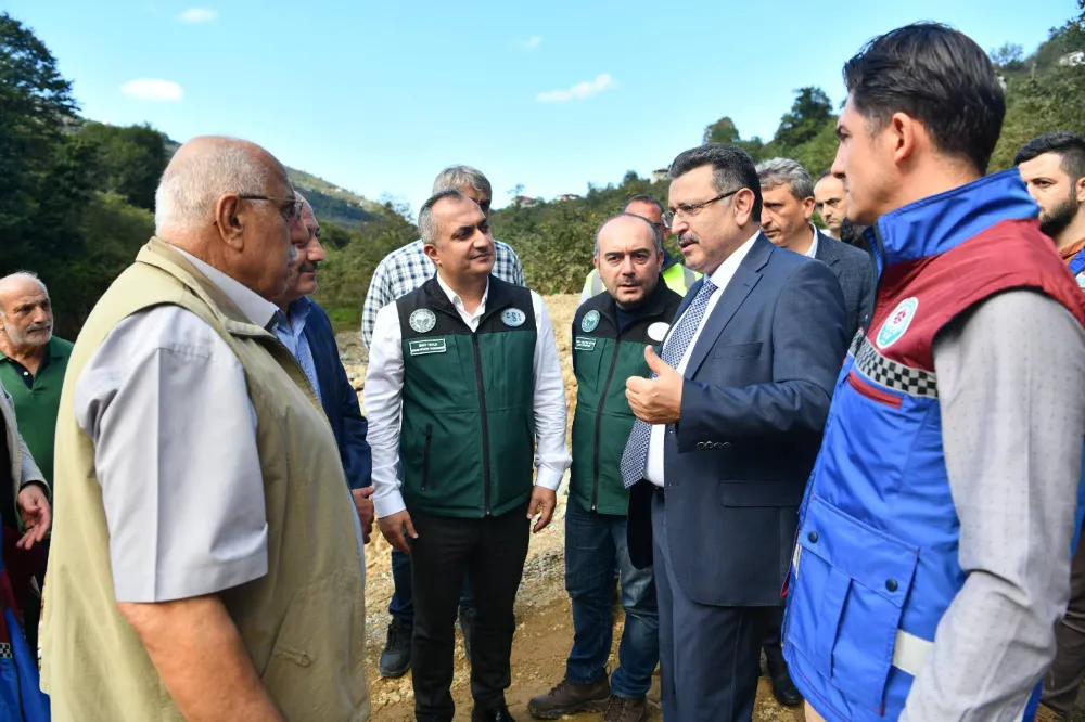 Başkan Genç, Heyelandan Etkilenen Mahalleleri Ziyaret Etti