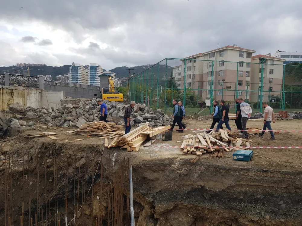 Akçaabat Dereleri Güven Altına Alınıyor: 6 Taşkın Kontrol İnşaatı Sürüyor