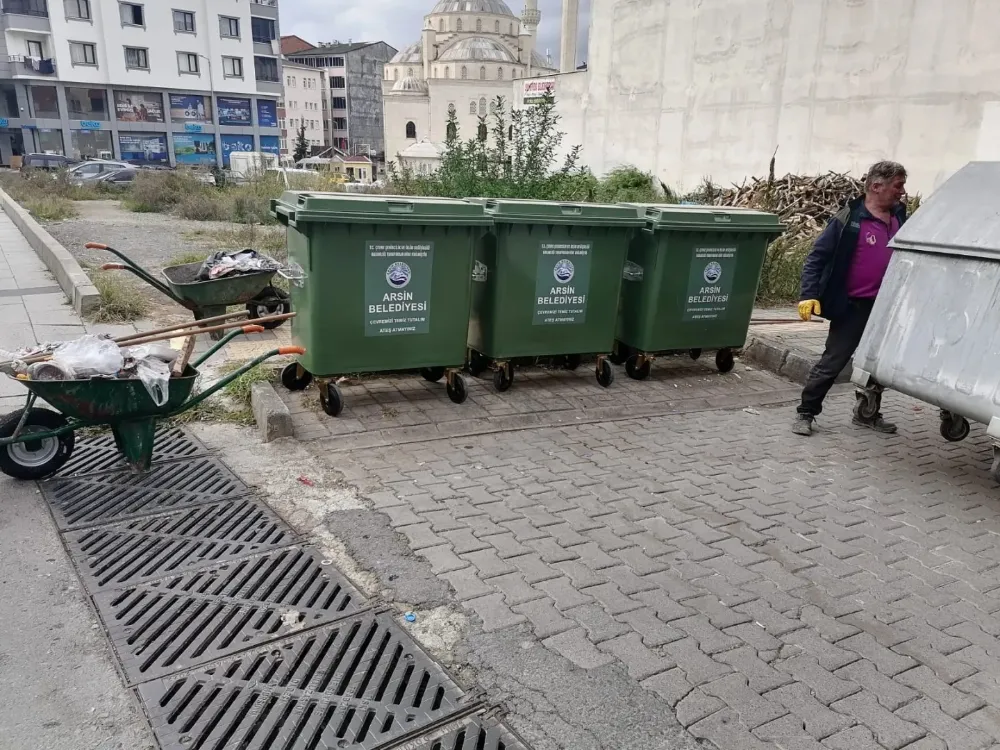 Arsin Belediyesi’nden Temizlik ve Çevre Düzenlemesi Çalışmaları