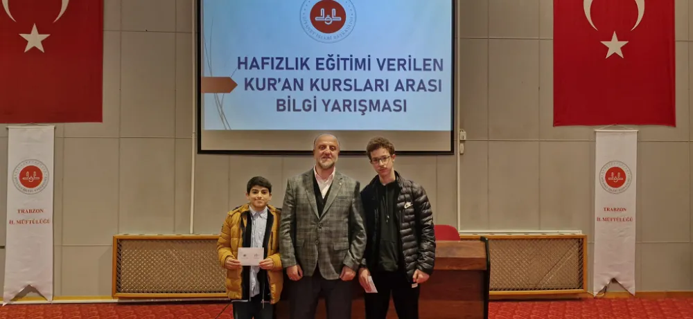 Hafızlık Kur’an Kursları Arası Yarışmada Çaykara Fırtınası