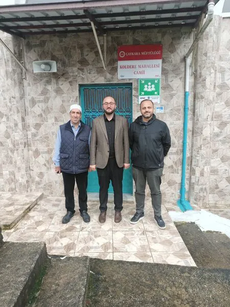 Çaykara İlçe Müftülüğü’nden Koldere Mahallesi Camii’ne Ziyaret