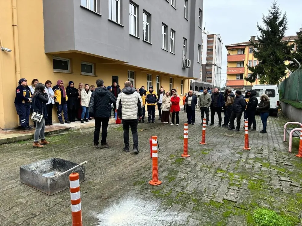 Trabzon’da Sağlık Tesislerinde Yangın ve Acil Durum Tatbikatları Başladı