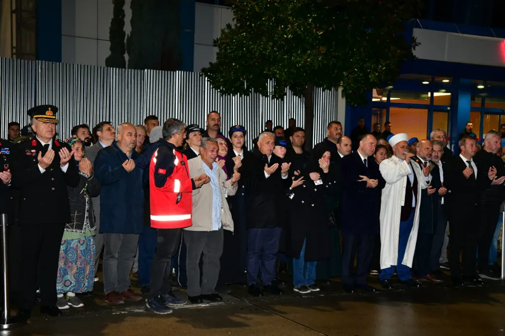 Görev Şehidi Polis Memuru İçin Trabzon Havalimanı’nda Tören Düzenlendi