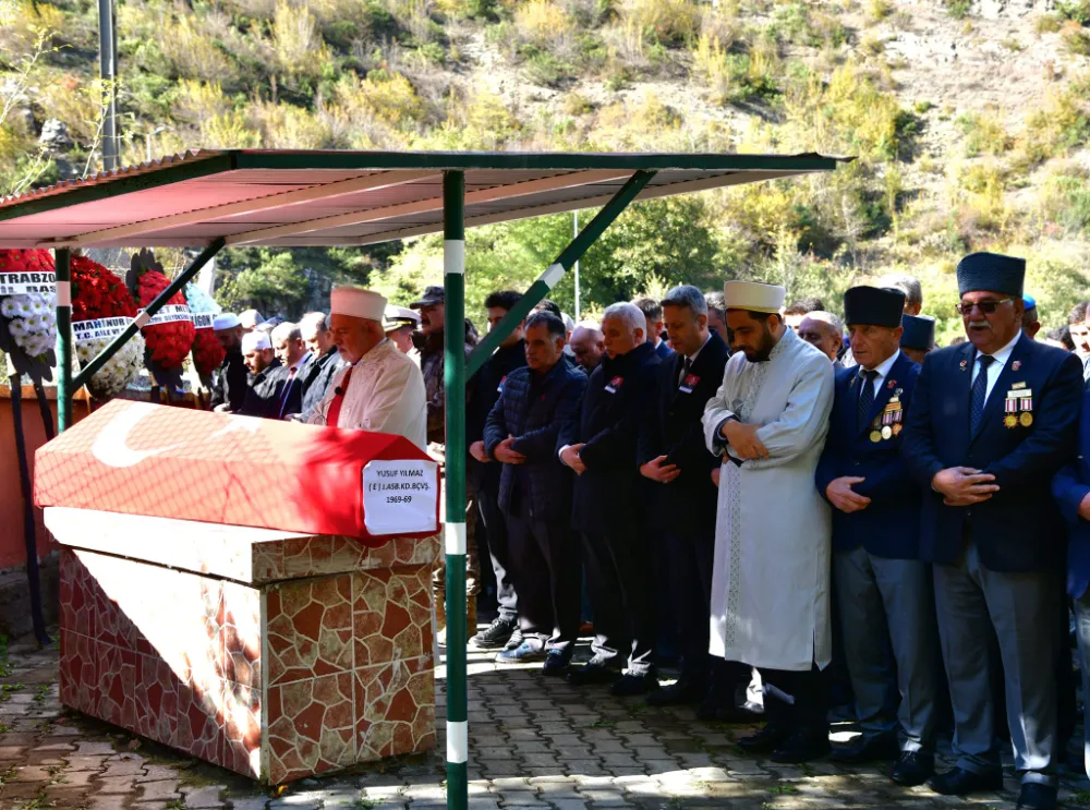 Emekli Jandarma Astsubay Kıdemli Başçavuş Yusuf Yılmaz, Trabzon’da Defnedildi