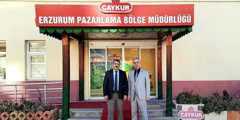 Erzurum Ticaret İl Müdürü Hüseyin Yücel’den ÇAYKUR’a Ziyaret