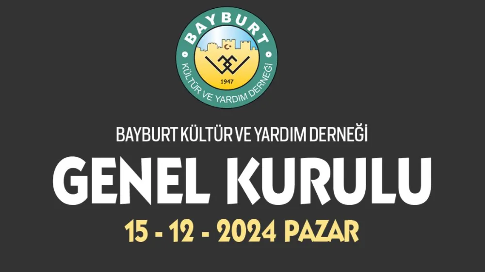 Bayburt Kültür ve Yardım Derneği 39. Olağan Kongresini Gerçekleştiriyor