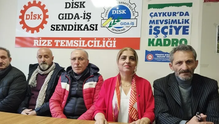 DİSK/Gıda-İş Genel Başkanı Olcay Özak’tan Çaykur İşçileri ve Asgari Ücret Açıklaması