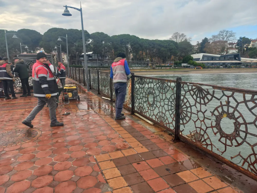 Ordu Büyükşehir Belediyesi’nden Kent Mobilyalarına Bakım ve Onarım