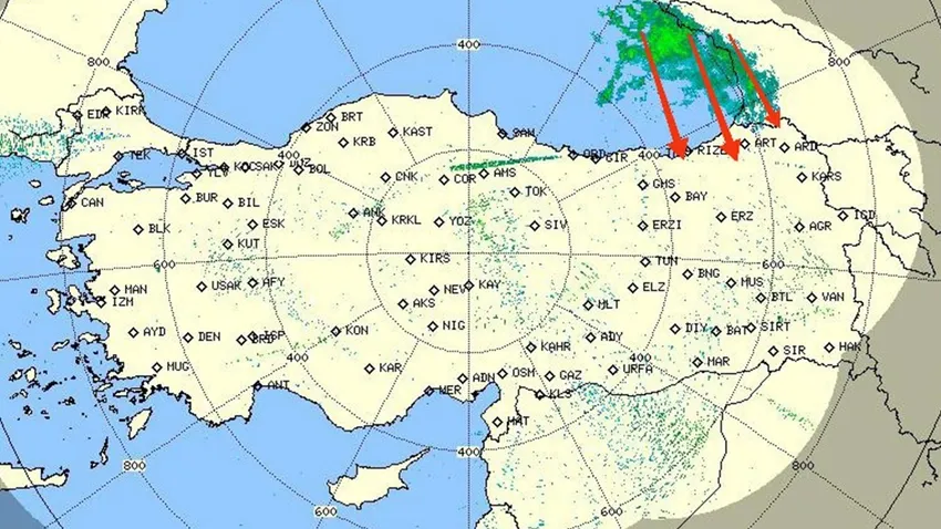 Rize de çok dikkat! Perşembe sabahına kadar coşacak