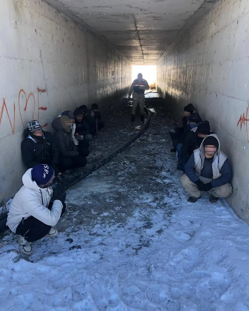 Erzurum Valiliği, Düzensiz Göçmen Yakalandı