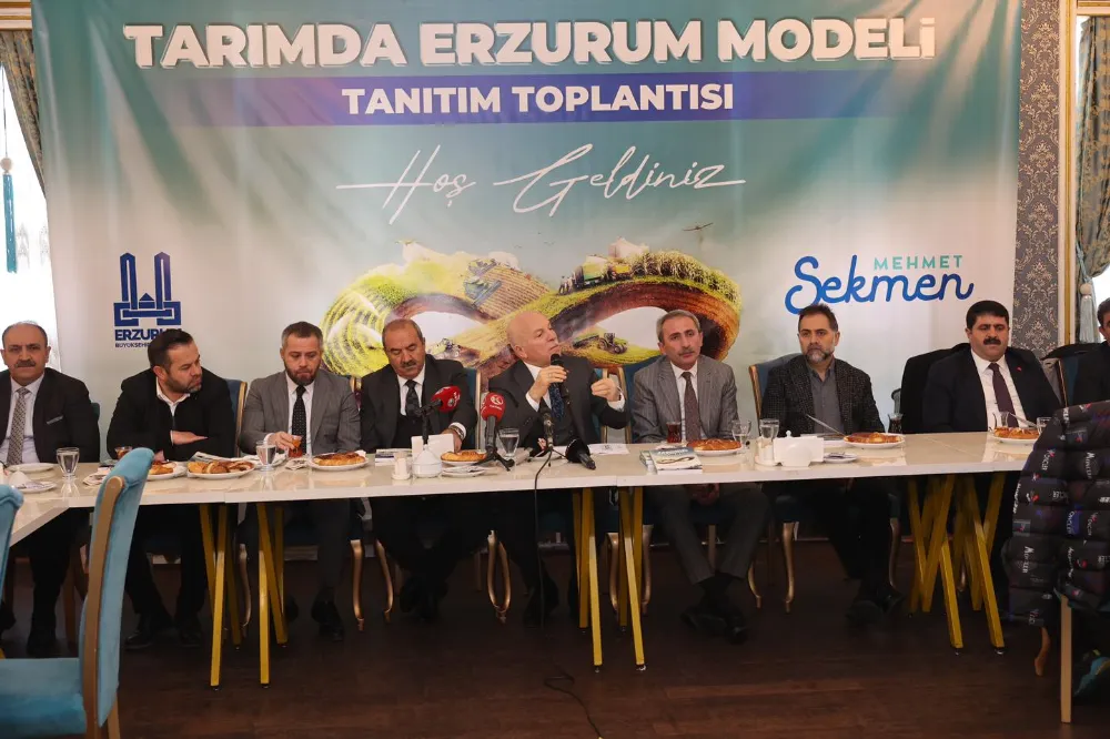 Erzurum’dan Tarımda Yeni Bir Model Tarımda Erzurum Modeli Kitabı Tanıtıldı