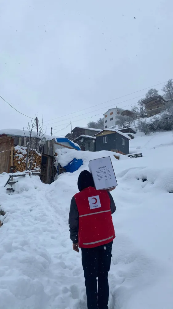 Türk Kızılay Rize’den Kış Aylarında Umut Taşıyan İyilik Hareketi