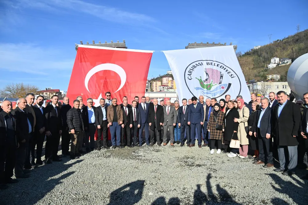 Çarşıbaşı Doğal Gaza Kavuşuyor Temel Atma Töreni Yapıldı