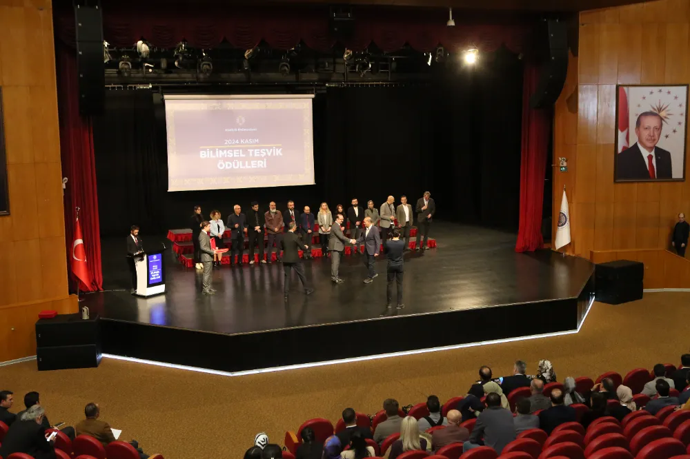 Atatürk Üniversitesi, Akademisyenlerini Ödüllendirmeye Devam Ediyor