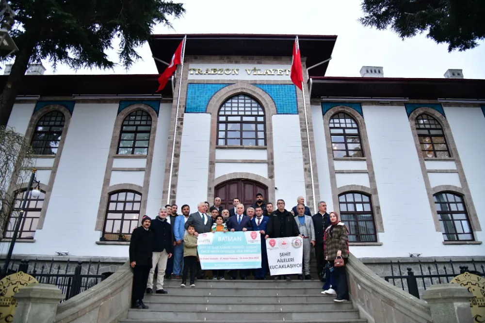 Trabzon Valisi, Batmanlı Şehit Aileleri ve Gazileri Makamında Ağırladı