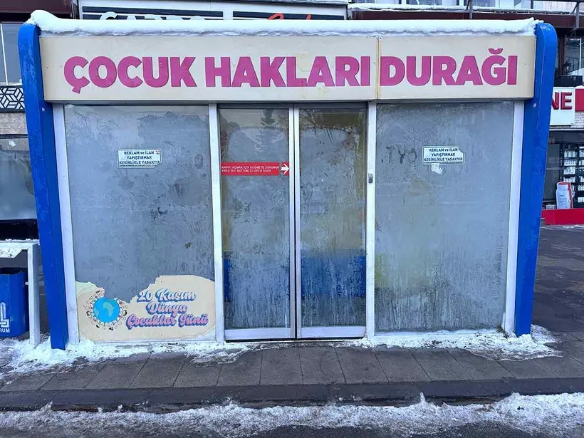 Her yer buz tuttu: Burası Sibirya değil Erzurum