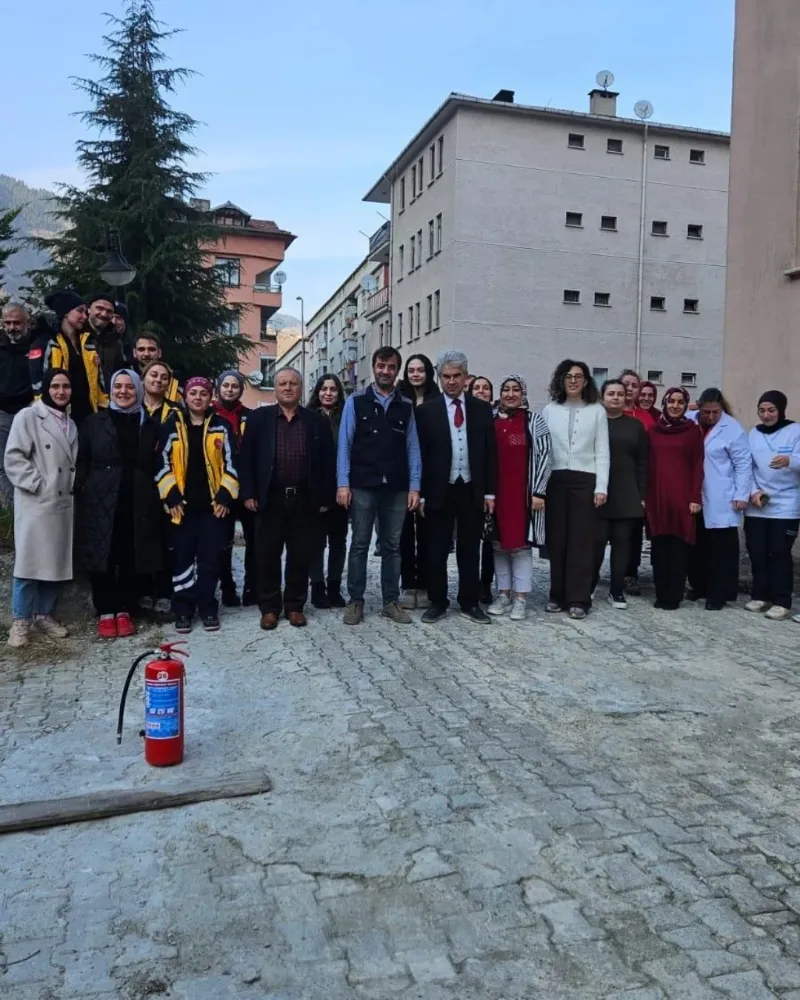 Trabzon İl Sağlık Müdürlüğü, Sağlık Tesislerinde Yangın ve Afet Tatbikatlarına Başladı