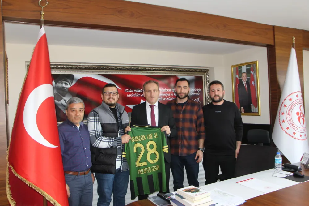 Karabulduk Vadi Spor Kulübü İl Müdürlüğünü Ziyaret Etti