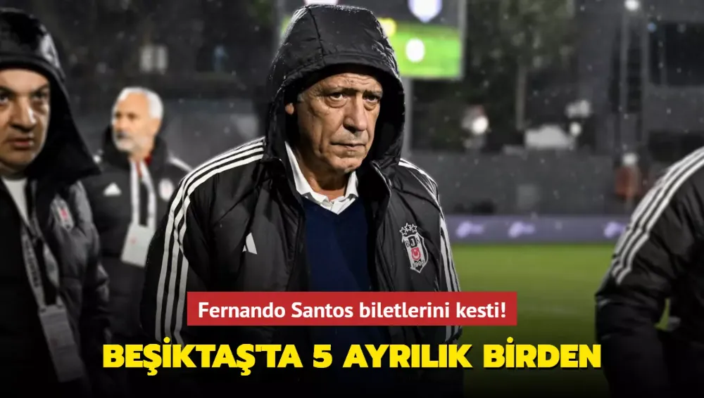 Fernando Santos biletlerini kesti! Beşiktaş