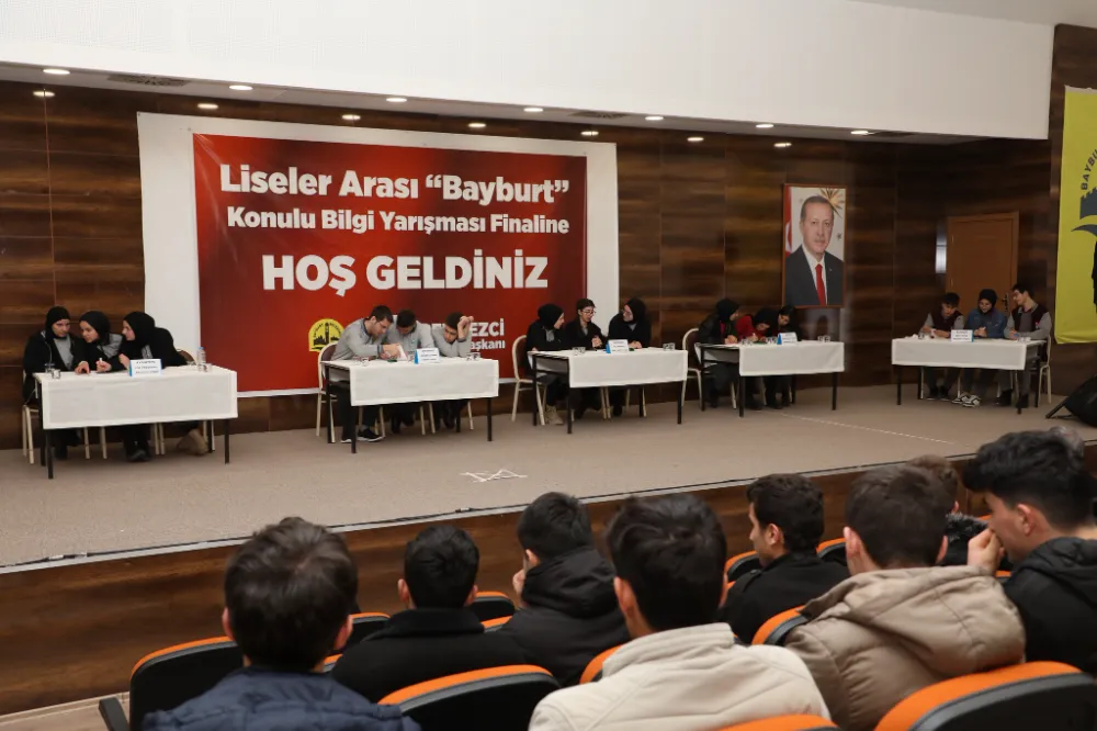 Milli İrade Anadolu Lisesi, Liseler Arası Bayburt Konulu Bilgi Yarışmasını Kazandı