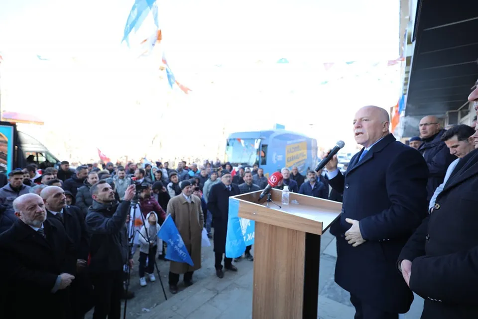 AK Parti Tekman Seçim Koordinasyon Merkezi Açıldı: Hizmet Aşkıyla Yola Çıkıyoruz