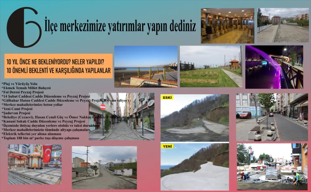 Vakfıkebir Belediyesi, İlçe Merkezine Yapılan Yatırımlarla Göz Dolduruyor