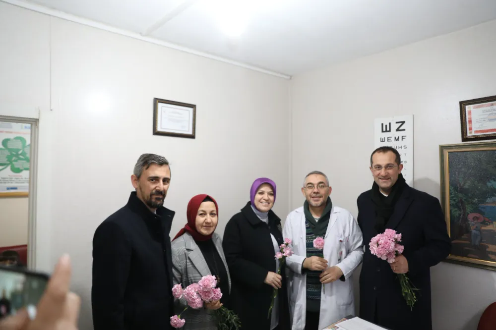 Akçaabat Belediye Başkanı Osman Nuri Ekim, 14 Mart Tıp Bayramı Dolayısıyla Yıldızlı Aile Sağlık Merkezi