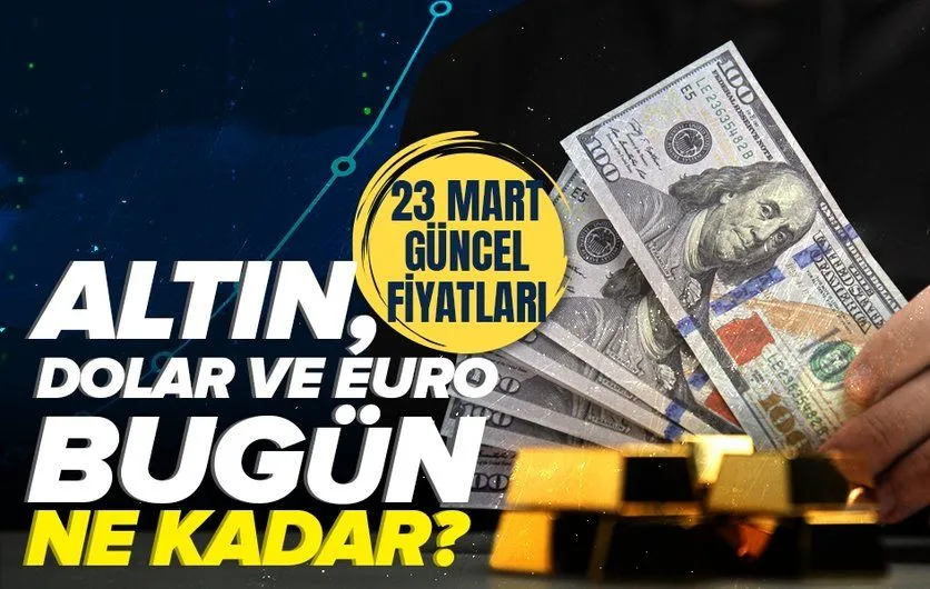 Gram Altın Ne Kadar? Altın Fiyatları 23 Mart 2024: Gram, Çeyrek, Yarım, Tam, Cumhuriyet ve Ata Altını Ne Kadar?