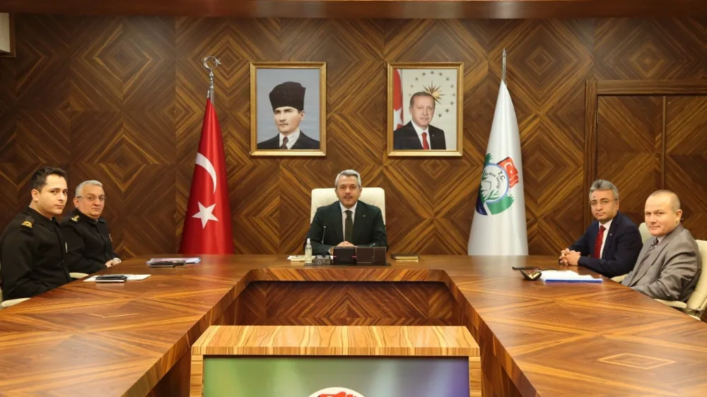 Rize Valisi İhsan Selim Baydaş, Seçim Güvenliği Toplantısına Katıldı