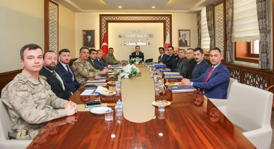 Bayburt Valiliği Genişletilmiş İl Güvenlik ve Asayiş Koordinasyon Merkezi Toplantısı