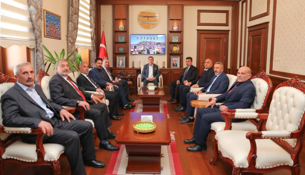 Bayburt Valisi Mustafa Eldivan Ziyaretçilerle Buluştu